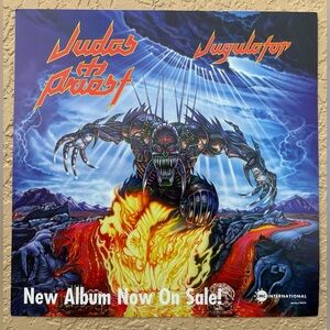Judas Priest Jugulator Promo 12 X 12 Single Sided Poster 1997, CMC Records VGC